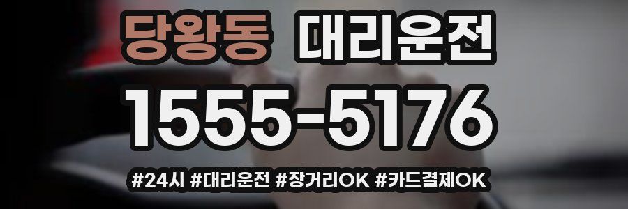 당왕동 대리운전