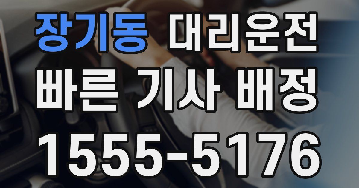일일대리기사