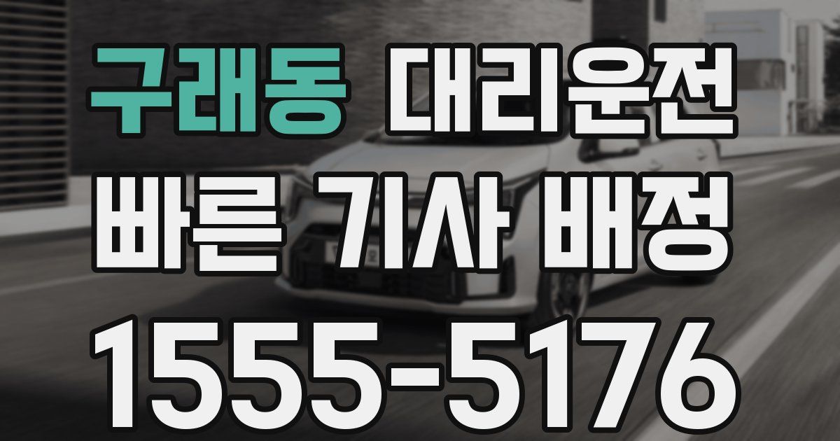 일일대리기사