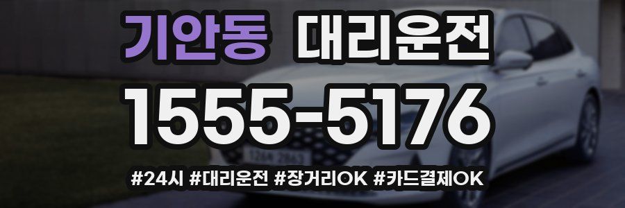기안동 대리운전