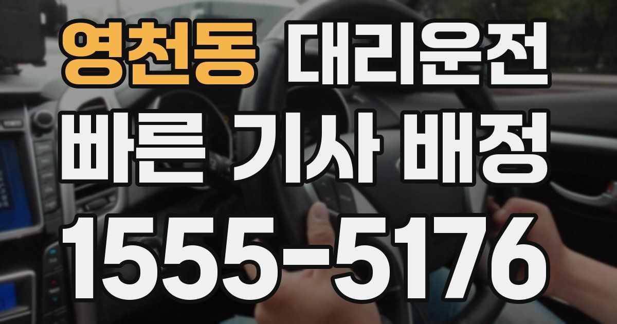 일일대리기사