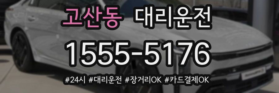 고산동 대리운전