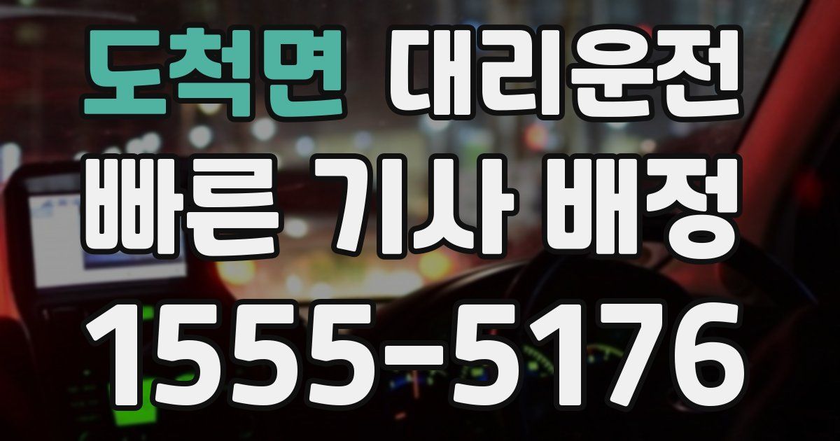 일일대리기사