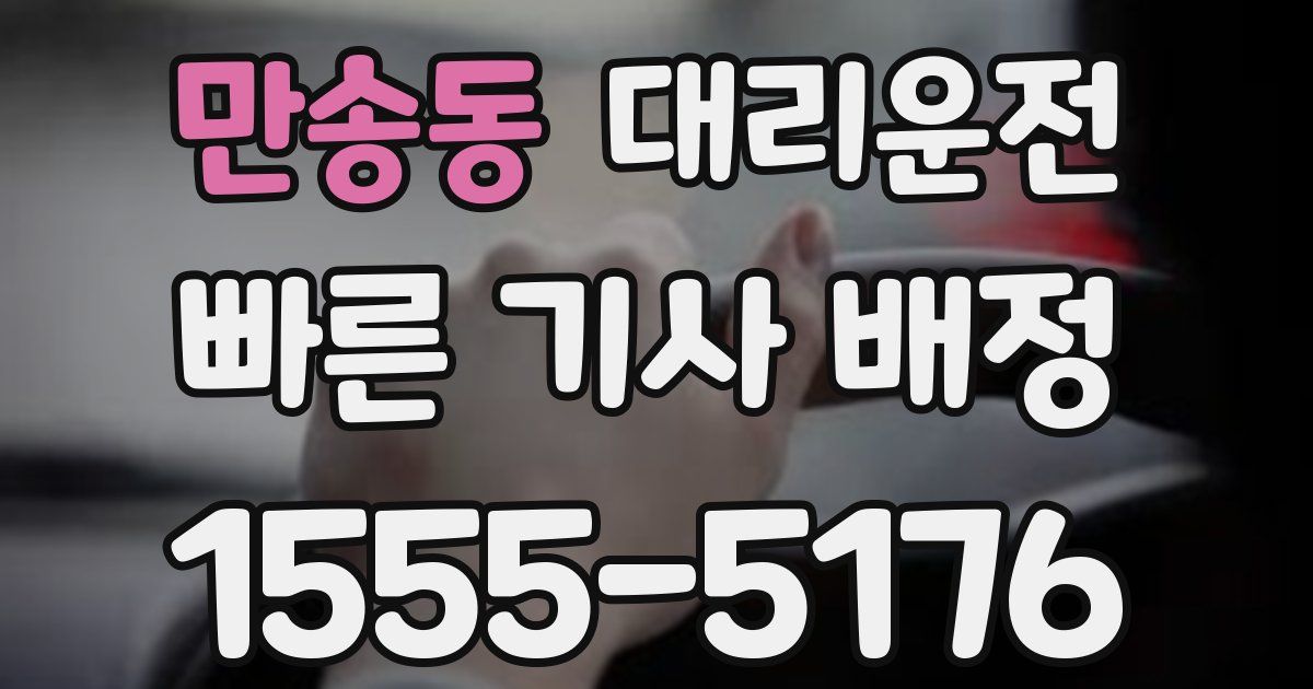 일일대리기사