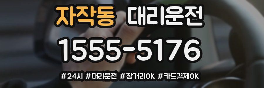 자작동 대리운전