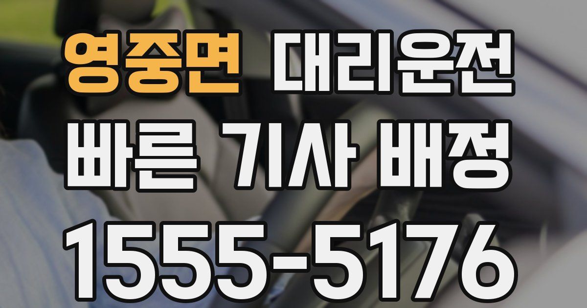 일일대리기사