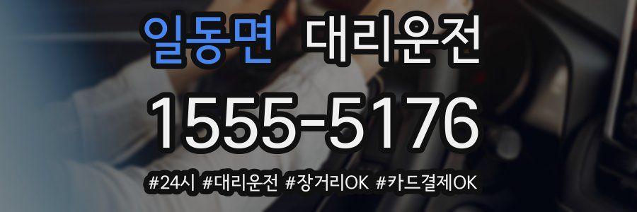 일동면 대리운전