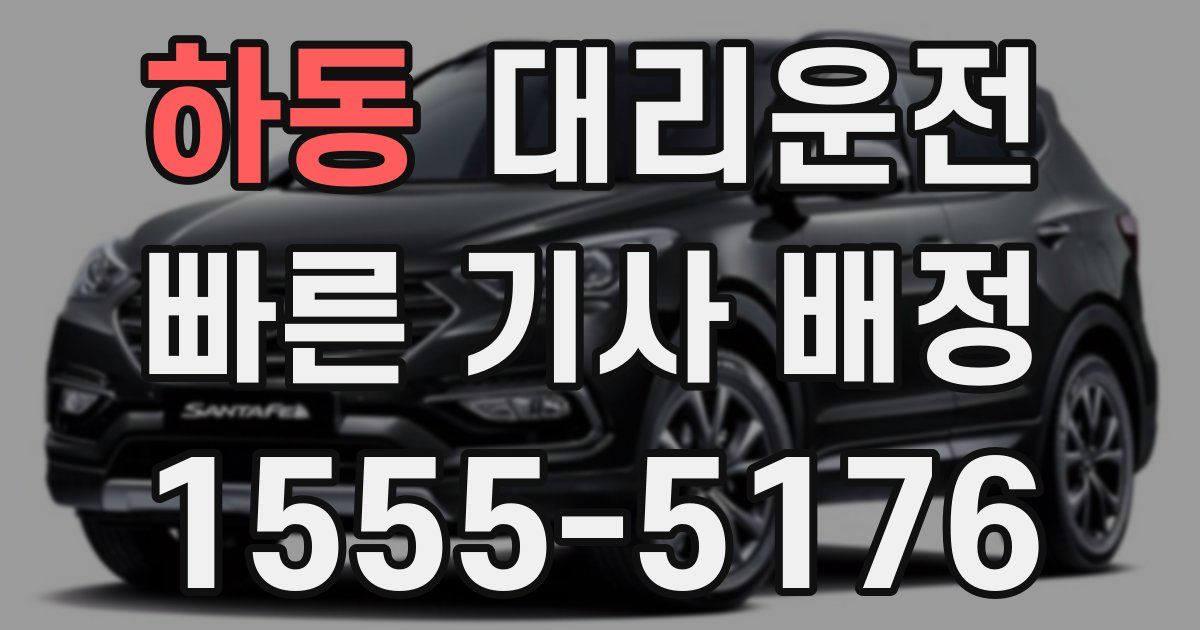 일일대리기사