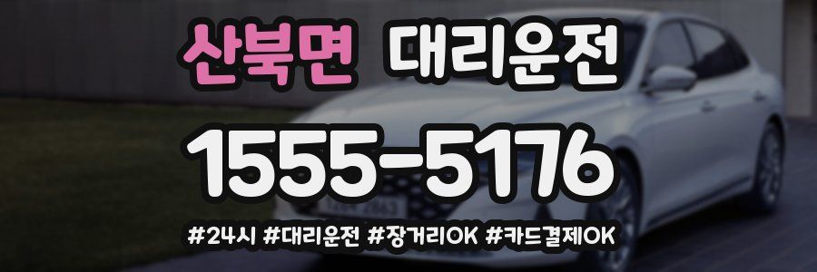 산북면 대리운전