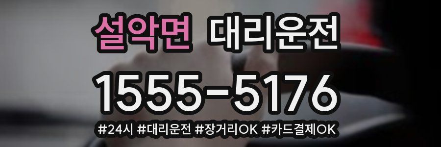 설악면 대리운전