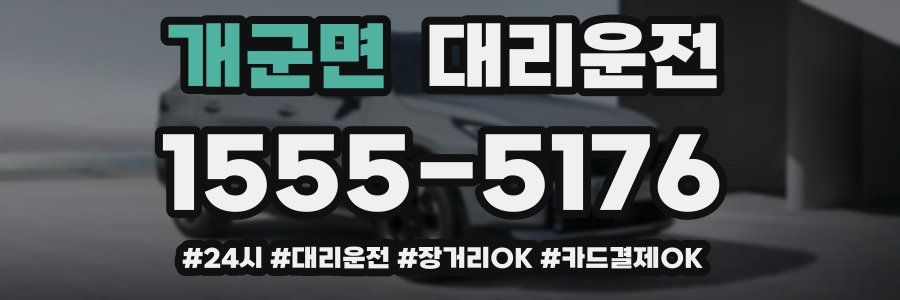 개군면 대리운전