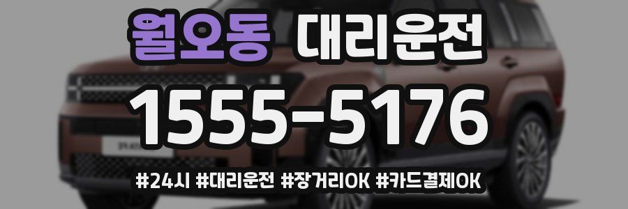 월오동 대리운전