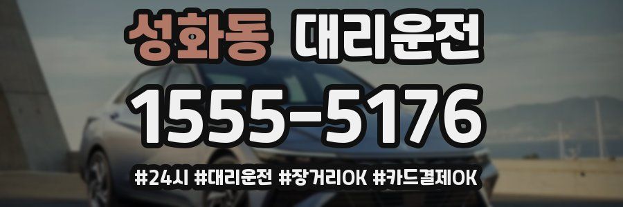성화동 대리운전