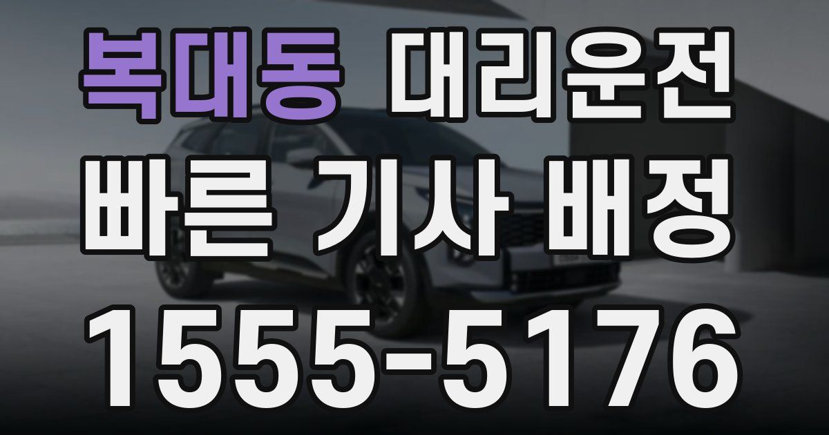 일일대리기사