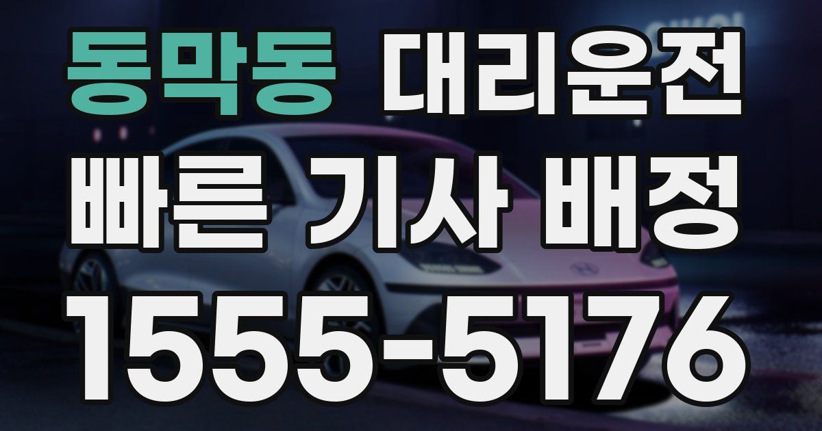 일일대리기사
