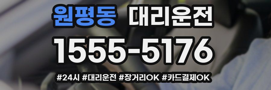 원평동 대리운전