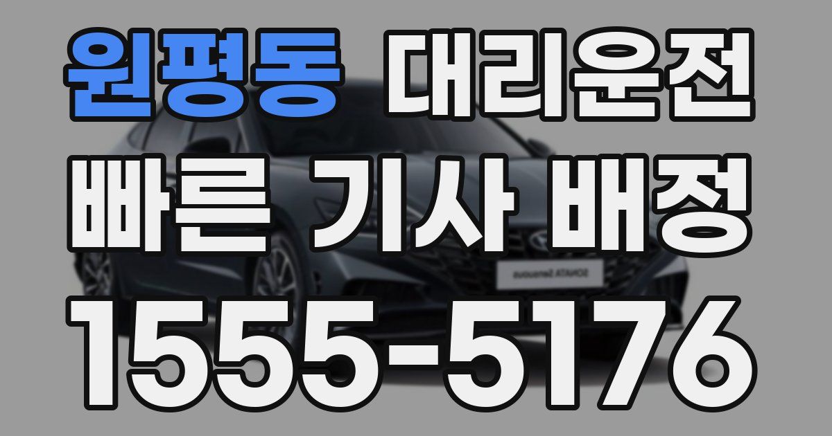 일일대리기사