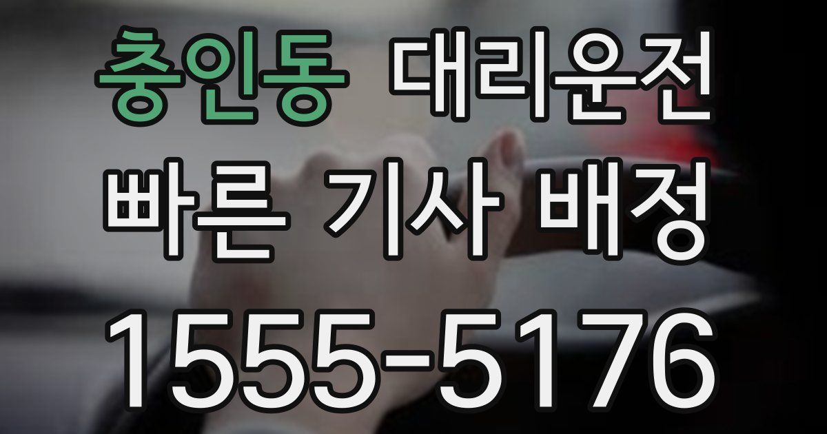 일일대리기사