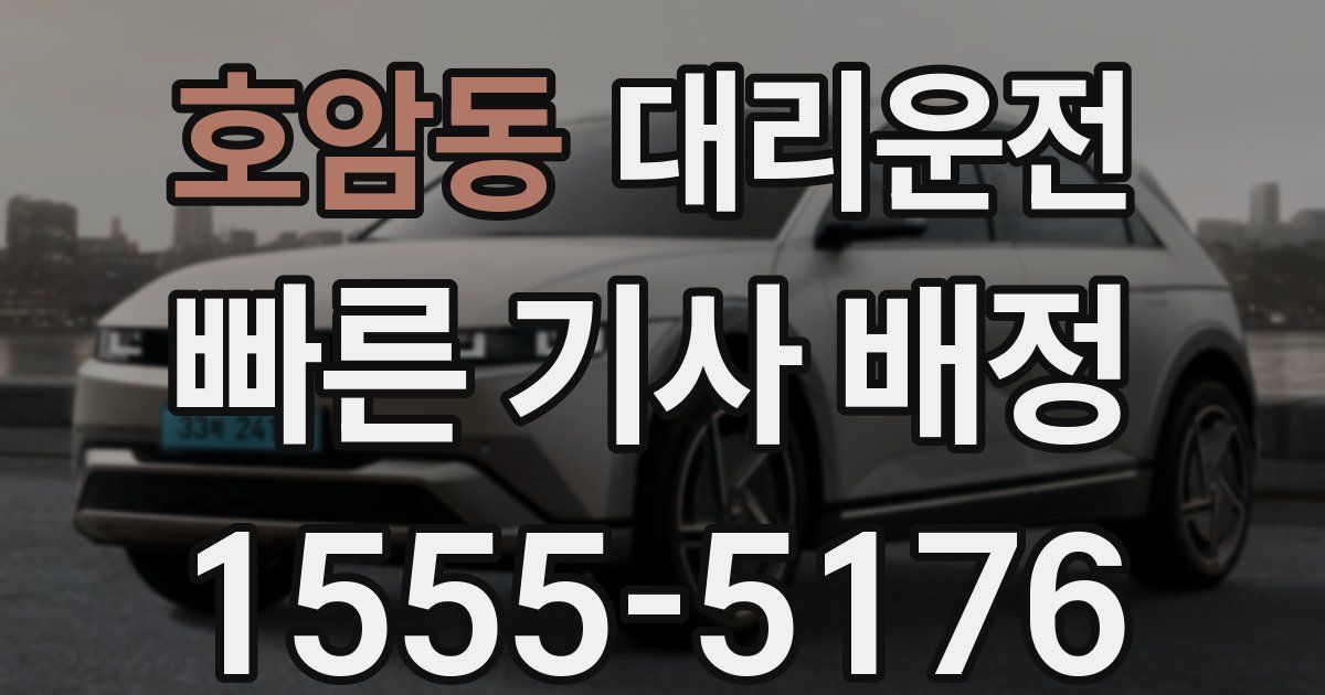 일일대리기사
