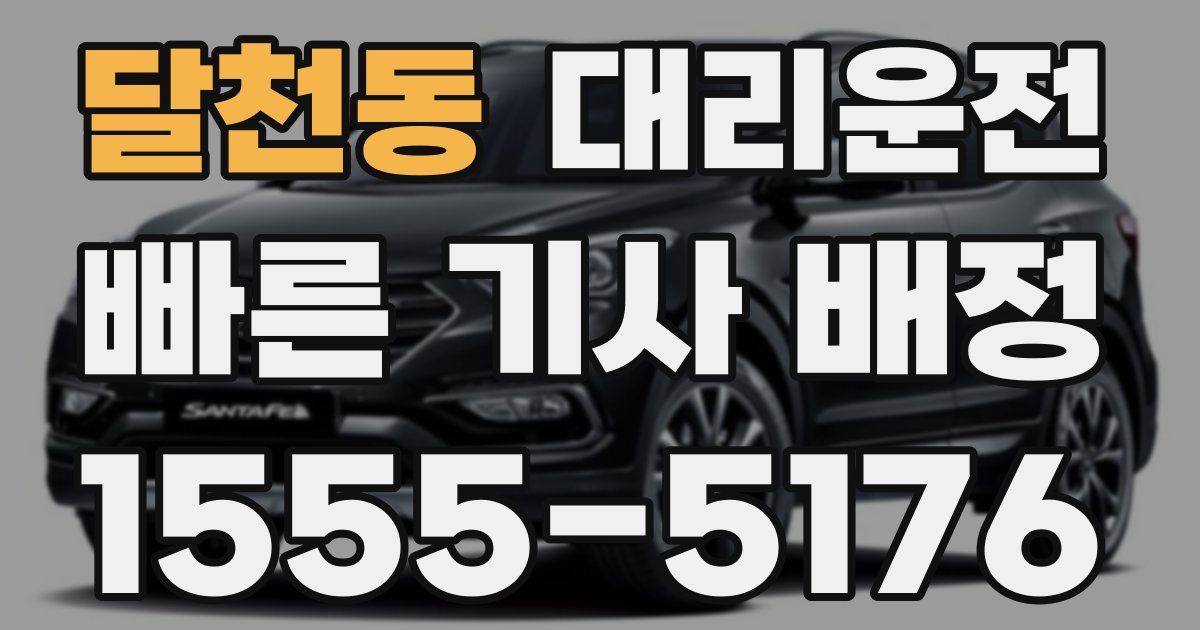 일일대리기사