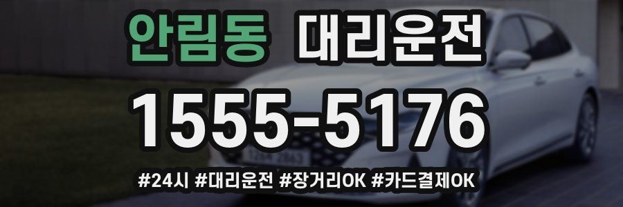 안림동 대리운전