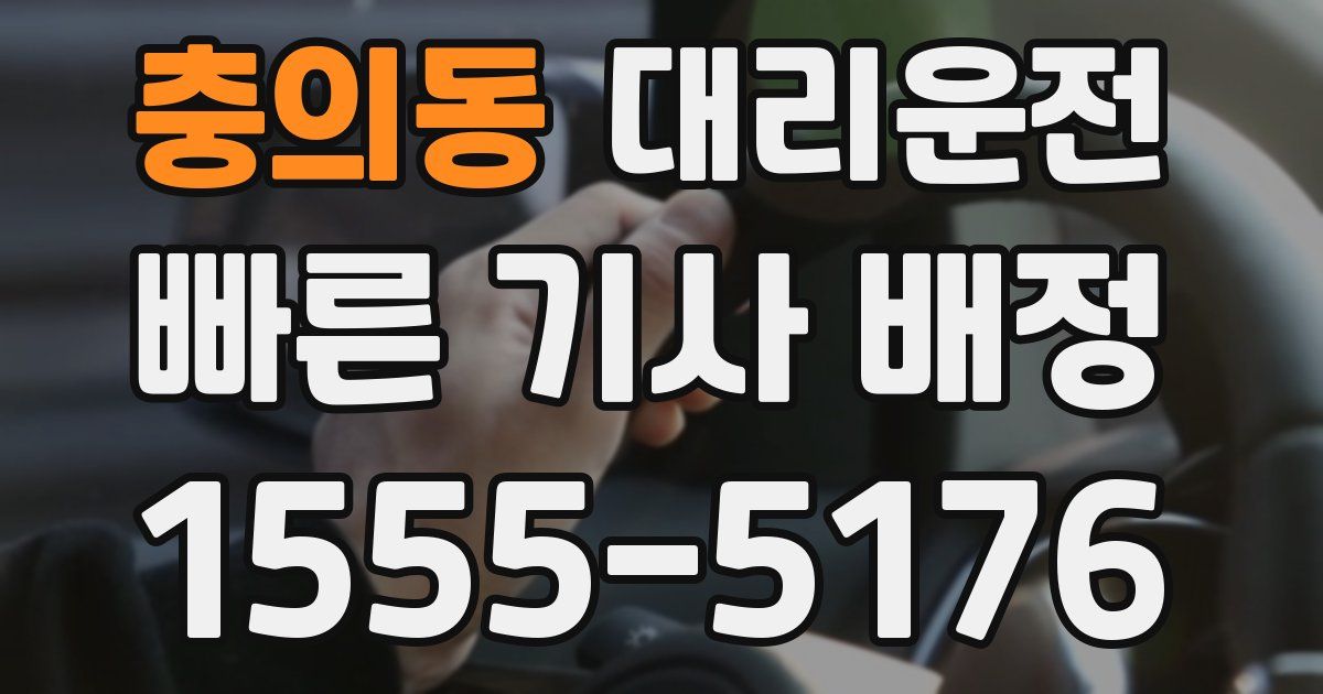 일일대리기사