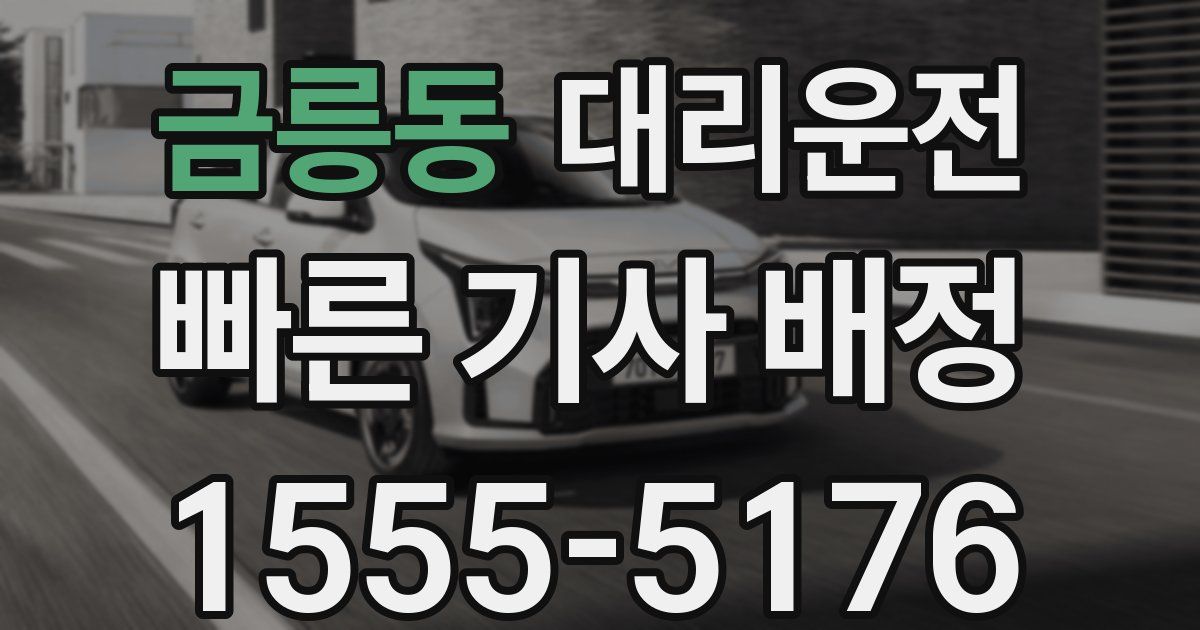 일일대리기사
