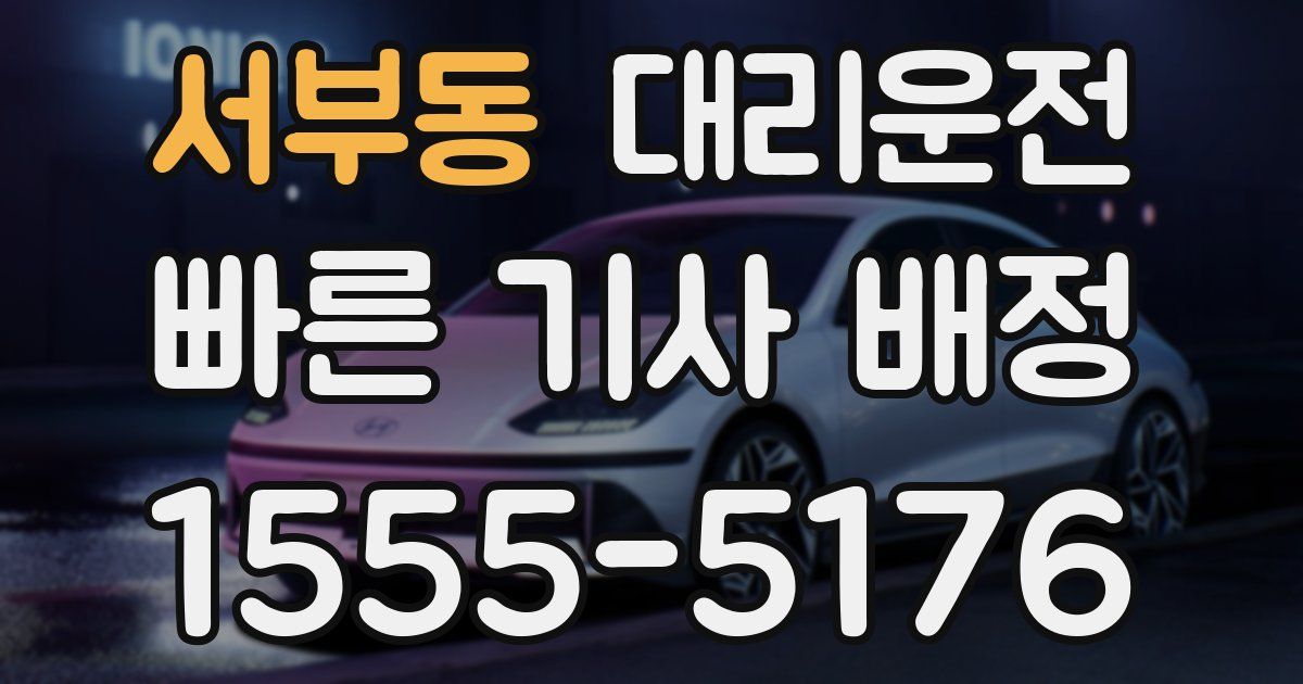 일일대리기사