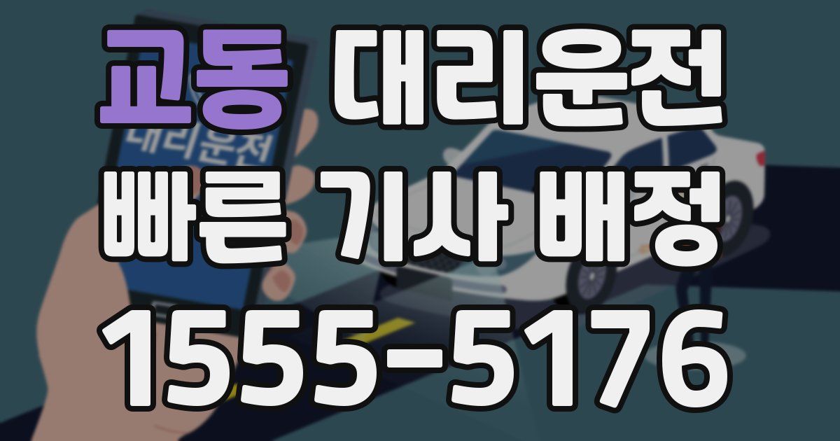 일일대리기사