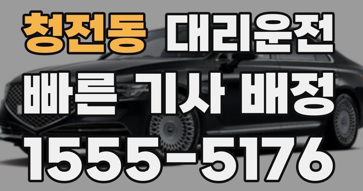 일일대리기사