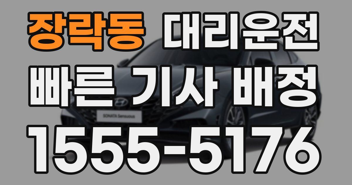 일일대리기사