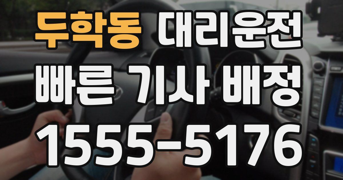 일일대리기사