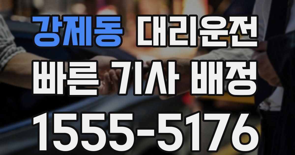 일일대리기사