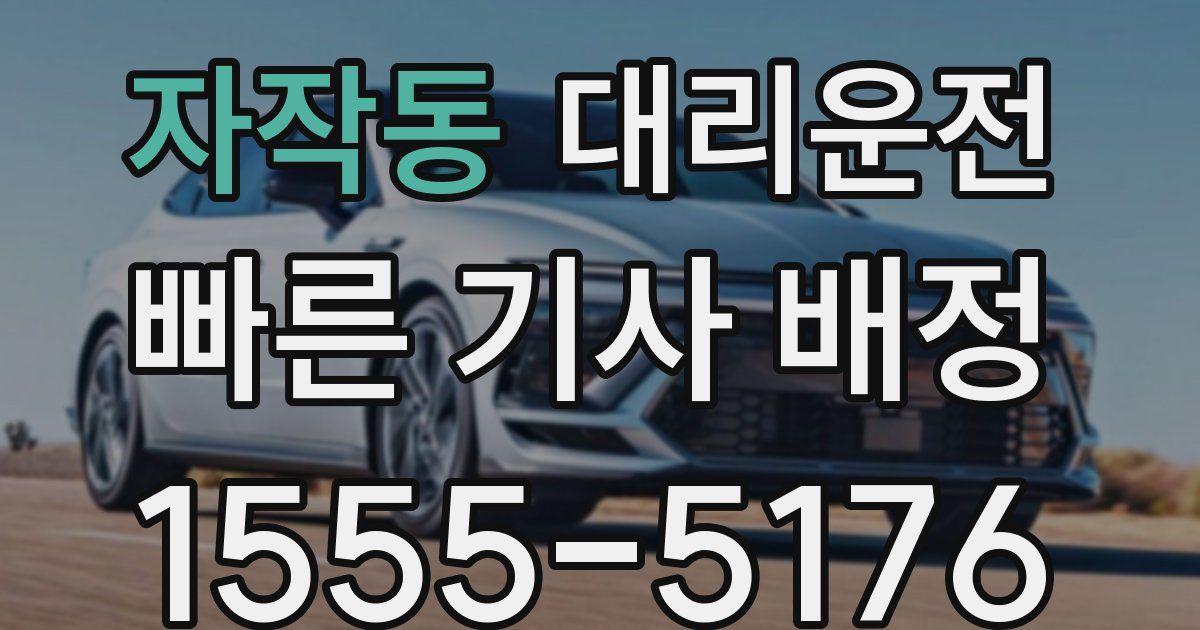 일일대리기사