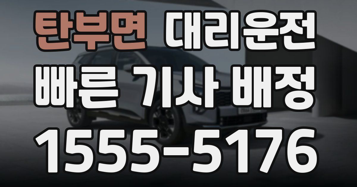 일일대리기사