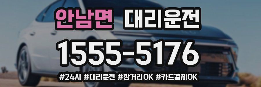 안남면 대리운전