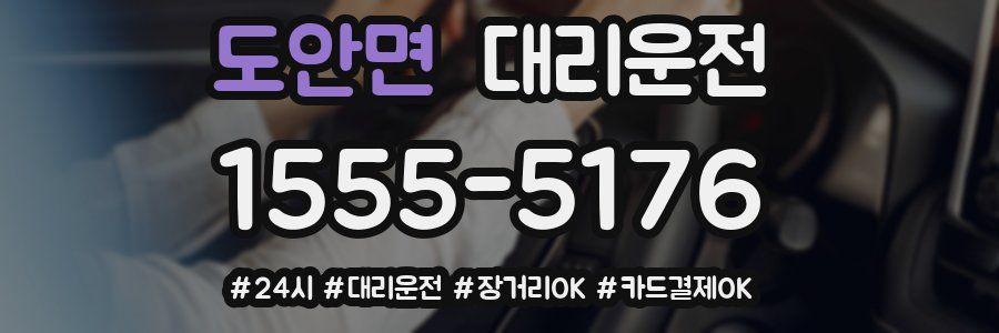 도안면 대리운전
