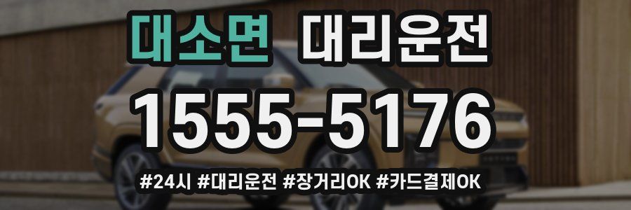 대소면 대리운전