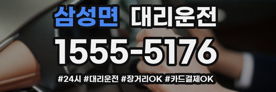 삼성면 대리운전