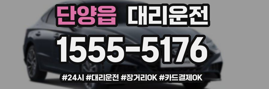 단양읍 대리운전