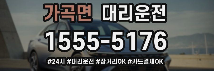 가곡면 대리운전