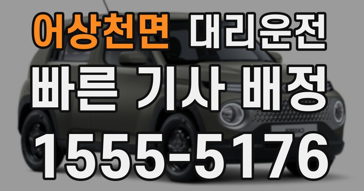 일일대리기사