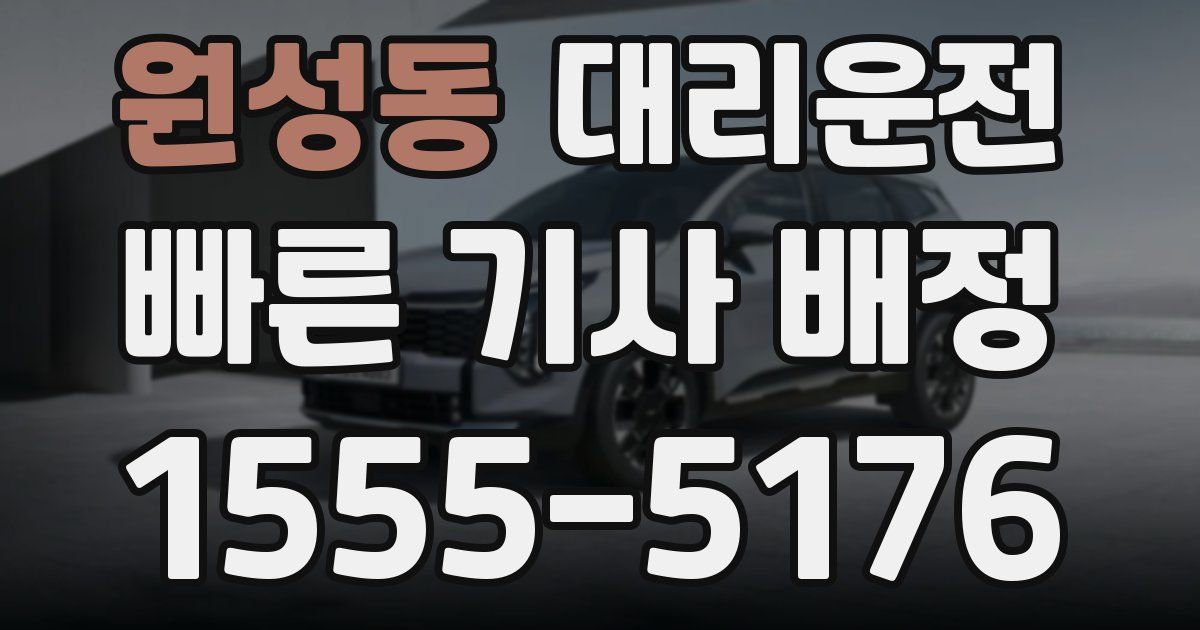 일일대리기사