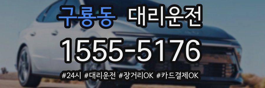 구룡동 대리운전