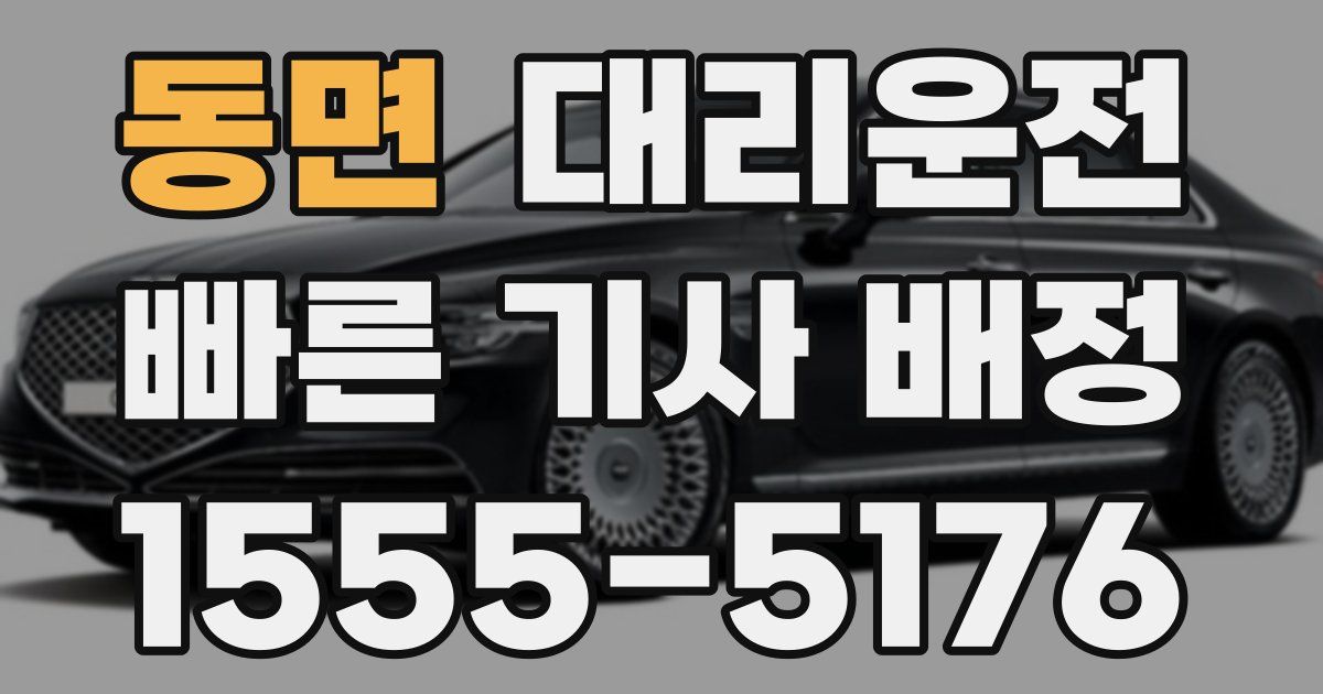 일일대리기사