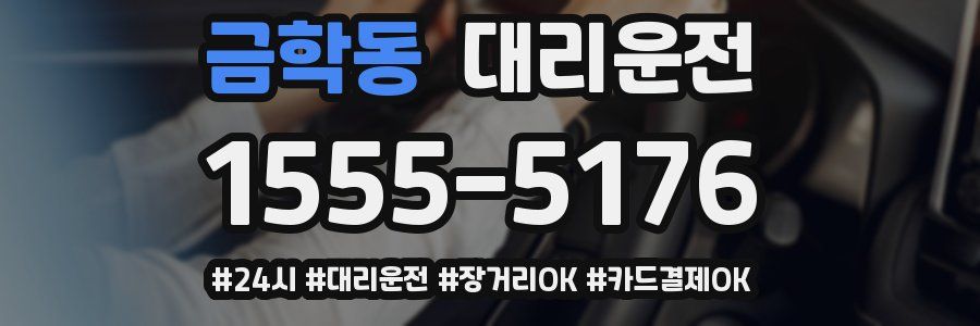 금학동 대리운전