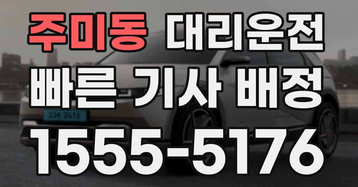 일일대리기사