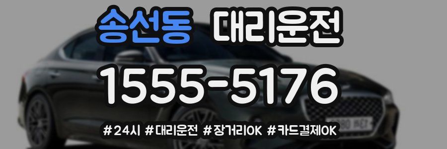 송선동 대리운전