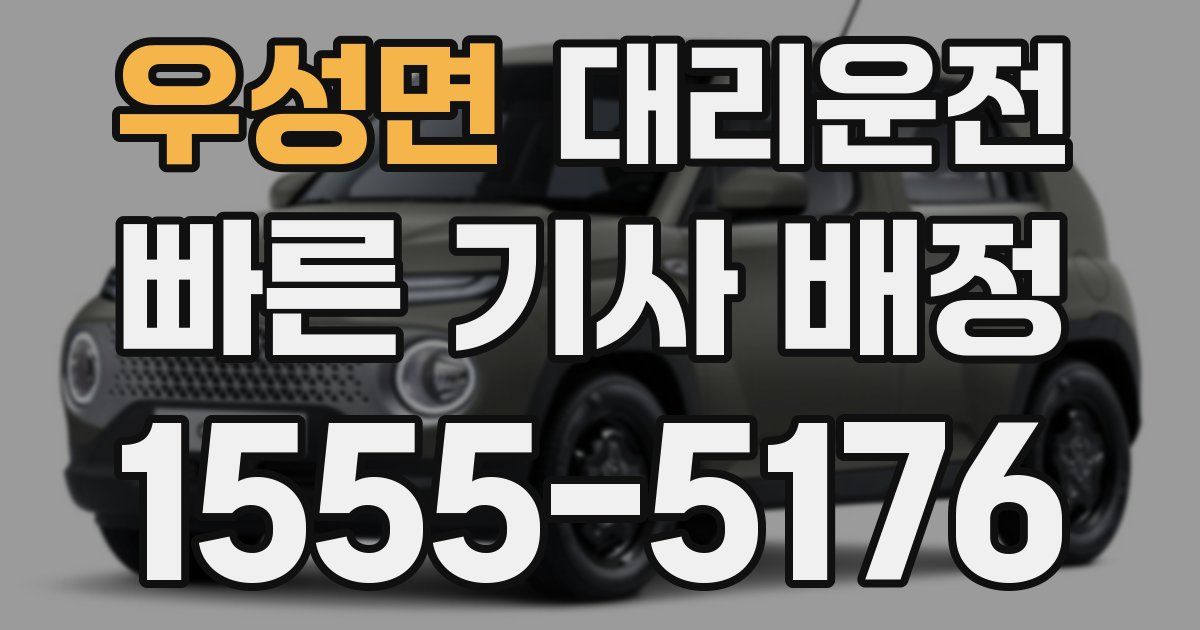 일일대리기사