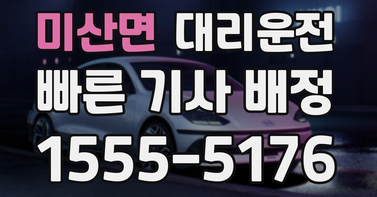 일일대리기사